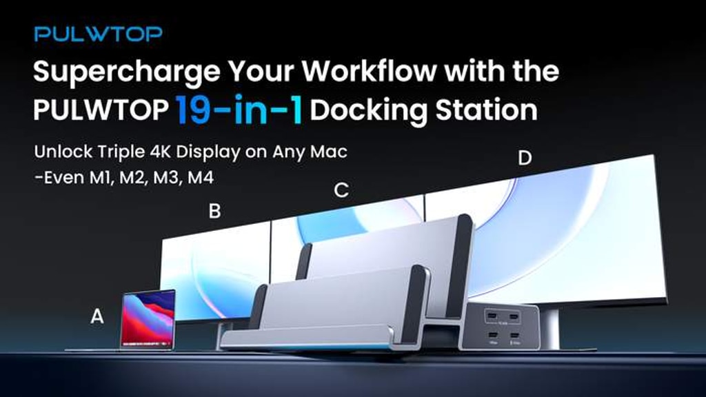 The Only Dock Mac Users Need: 4Kx3