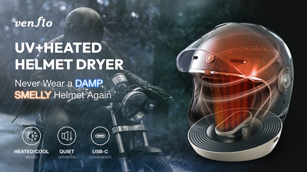 VENFLO Helmet Dryer - Dry and Sanitize Faster