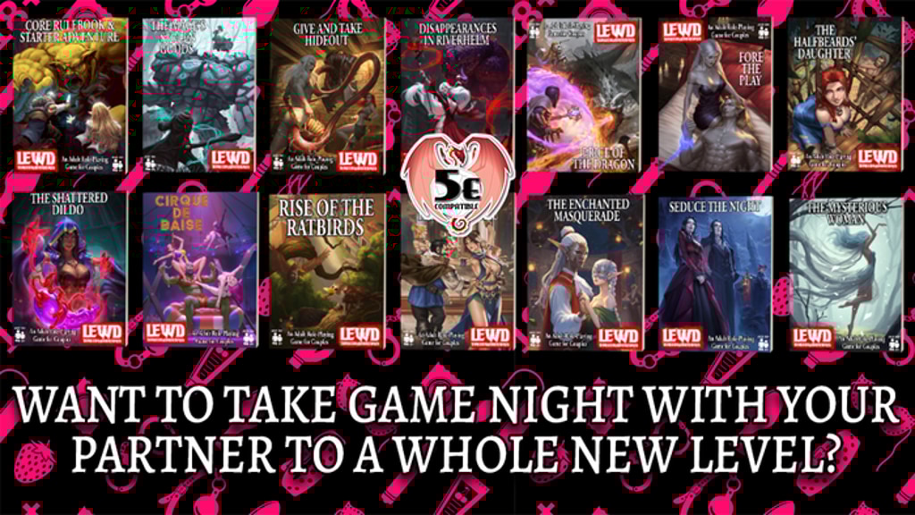 Lewd Dungeon Adventures: Converted to 5e and Re-Illustrated