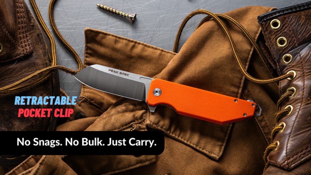 GhostClip™ | Modern Pocket Knife with a Hidden Clip