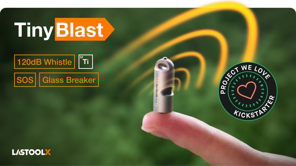 TinyBlast - World Smallest Titanium EDC Survival Tool