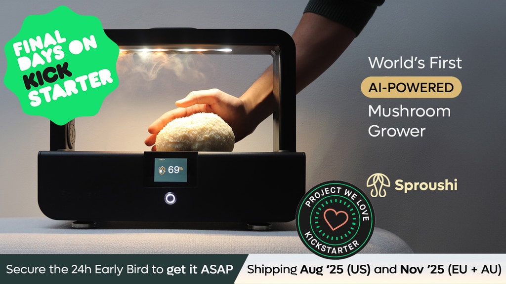 Sproushi - AI Powered Mushroom Grower