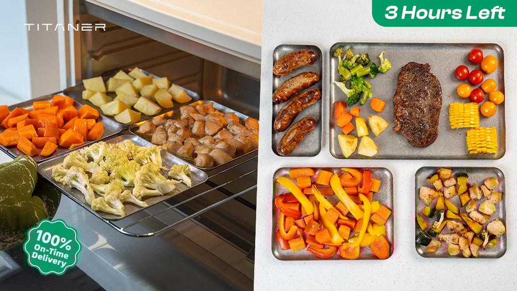 From Oven to Table: Titaner's Modular Titanium Serving Tray