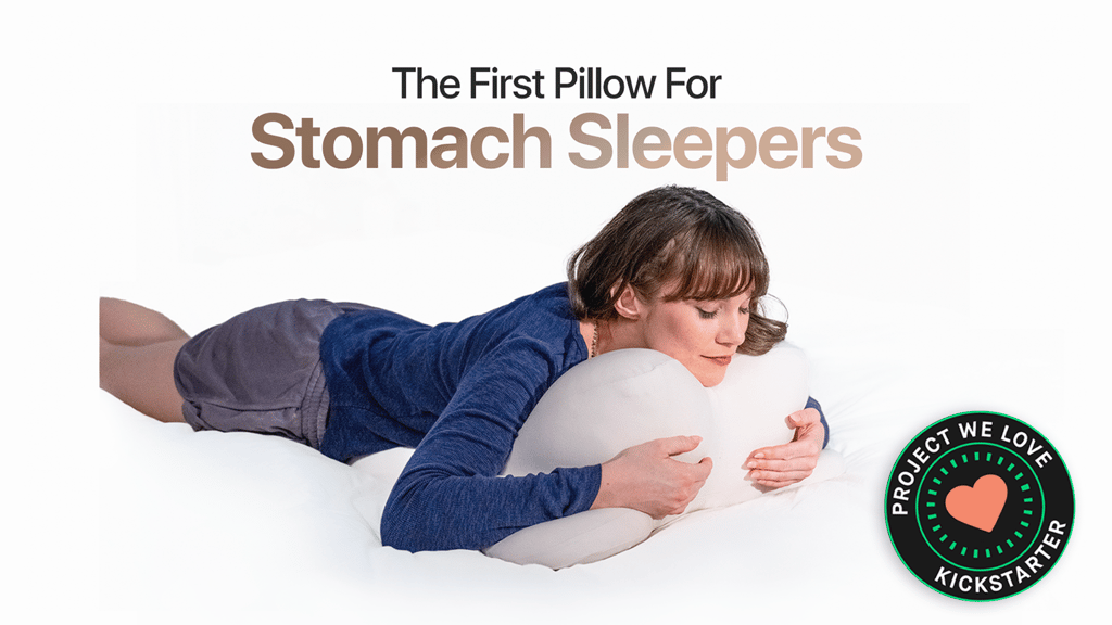 Prone Pillow ZZZ - The First Pillow For Stomach Sleepers