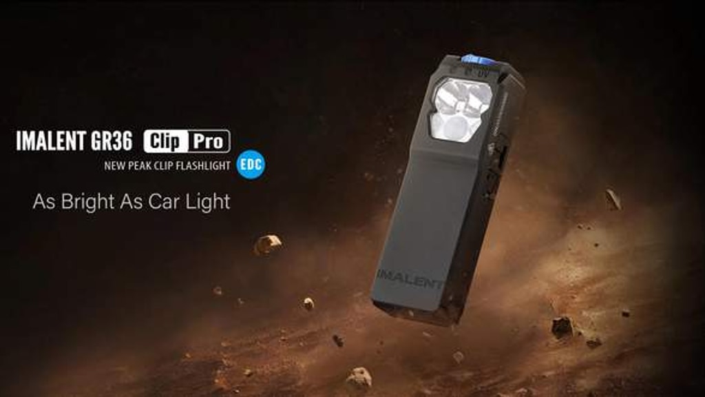 IMALENT GR36 new peak clip flashlight-as bright as car light