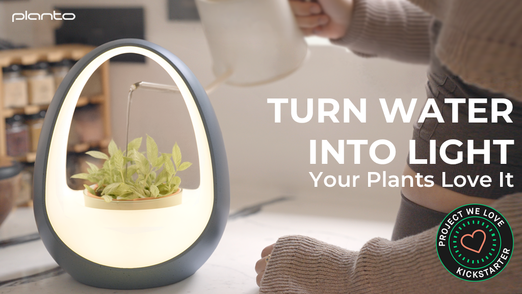 Planto – The World’s First Water-Powered Smart Lamp