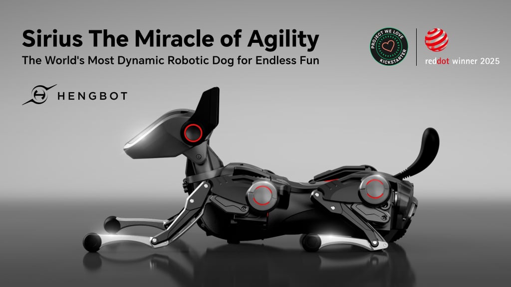 Hengbot Sirius: The World's First Trainable AI Robotic Dog