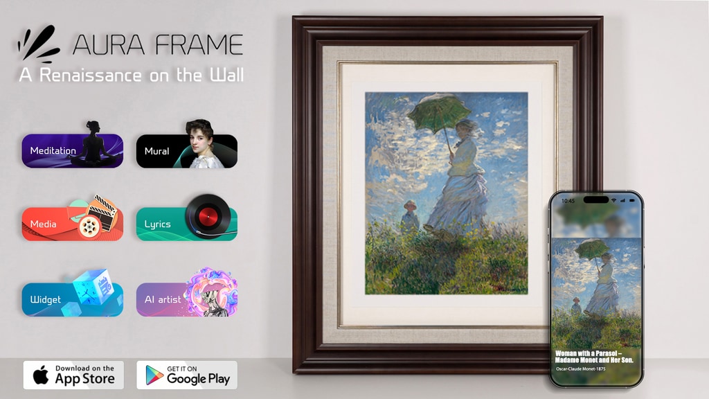 AuraFrame: The world's first oil painting frame speaker