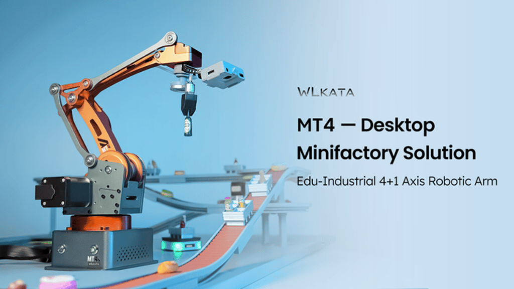 MT4 Robotic Arm: Edu-Industrial Desktop MiniFactory