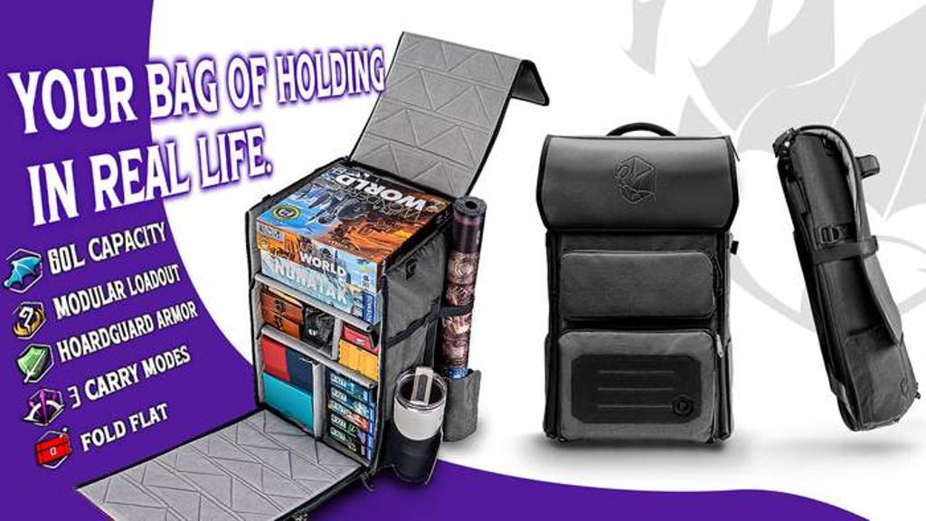 D-Pack: 60L Game-Hauling Power for Board Games