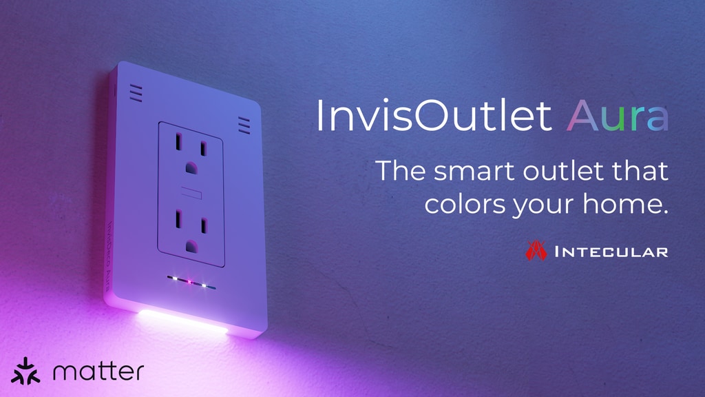 InvisOutlet Aura – The Smart Outlet that Colors Your Home