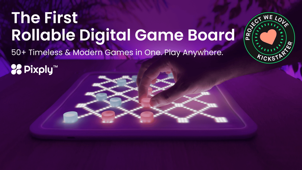 Pixply: A Rollable Digital Game Board for Unlimited Games