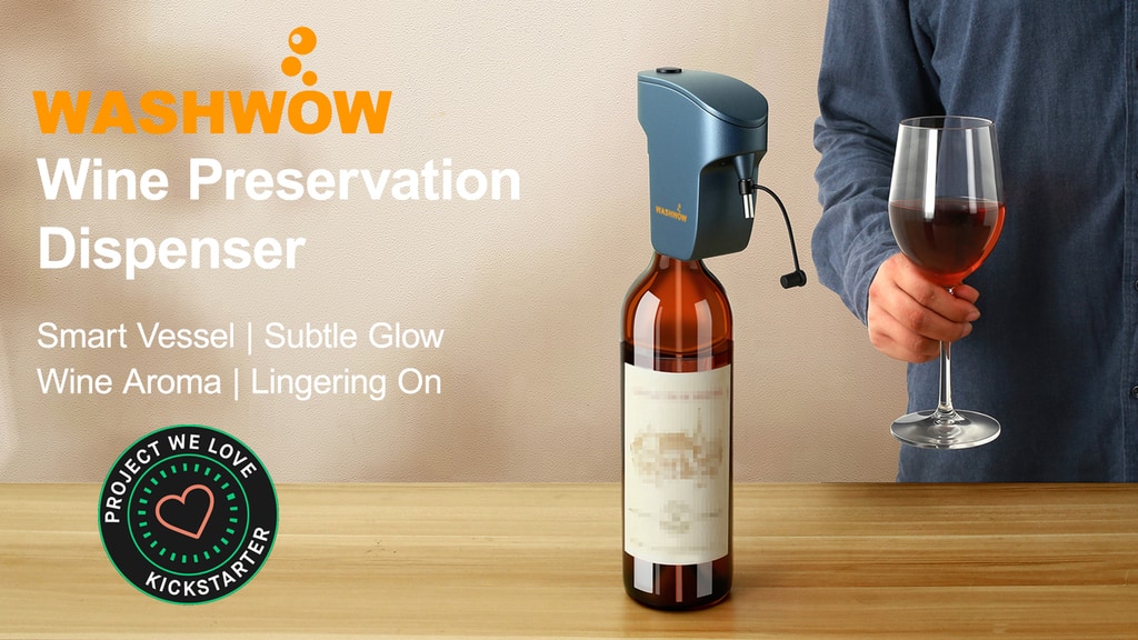 The World’s 1st Wine Preserver & Dispenser Using Airbag Tech