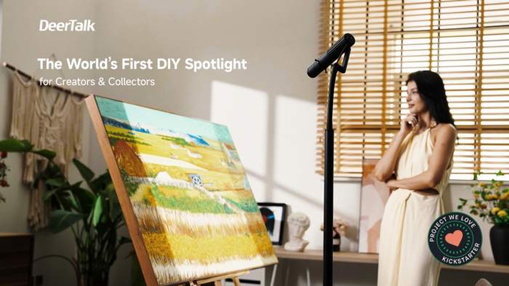 DeerTalk V1 World’s First DIY Spotlight for Creators & Maker
