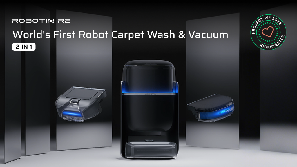 Robotin R2 - World's First Robot Carpet Wash & Vacuum