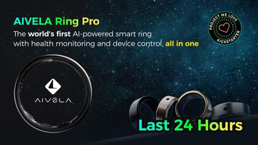 AIVELA Ring Pro: All-in-One Smart Ring to Master Your Day