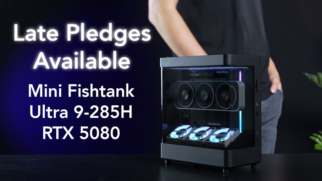 Wee Beastie : 4.75L Super Mini Fishtank Gaming & Ai PC