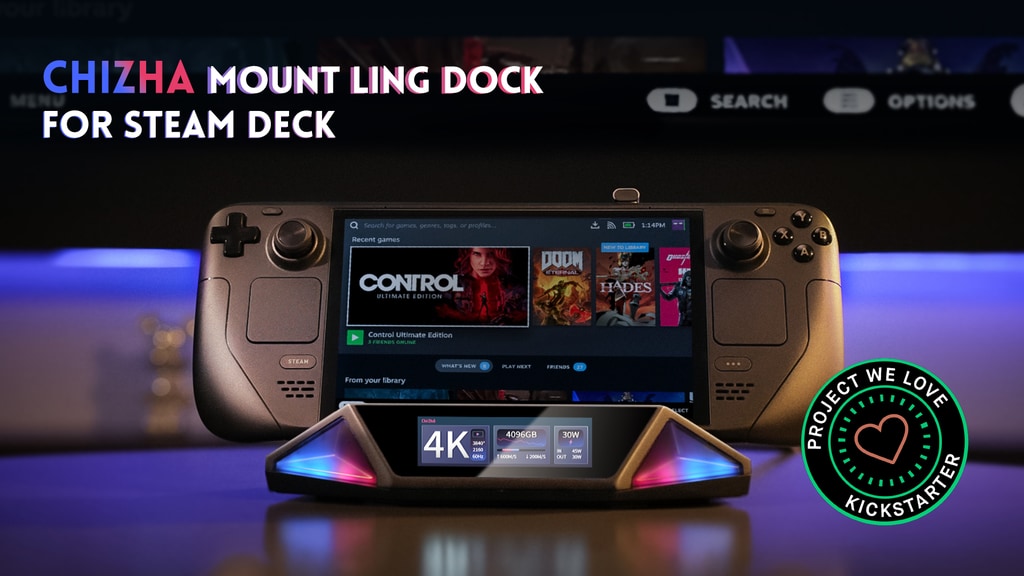 Dockcase: Chizha Mount Ling Dock for Steam Deck