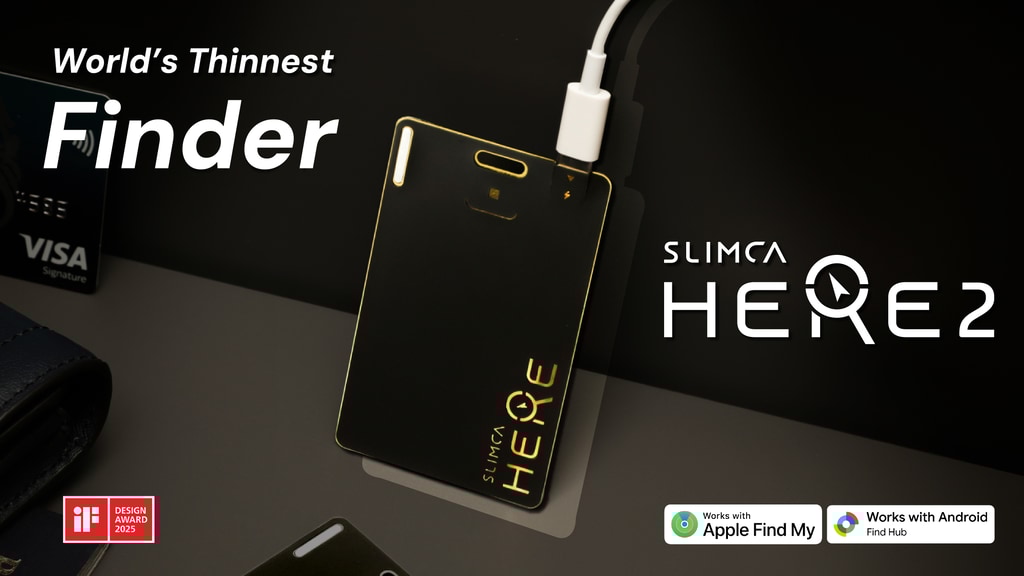 Slimca HERE 2 – The Finder Card Built for Your Lifestyle