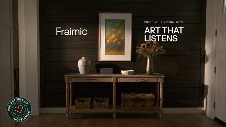 Fraimic: A Smart E Ink Canvas That Turns Your Voice Into Art
