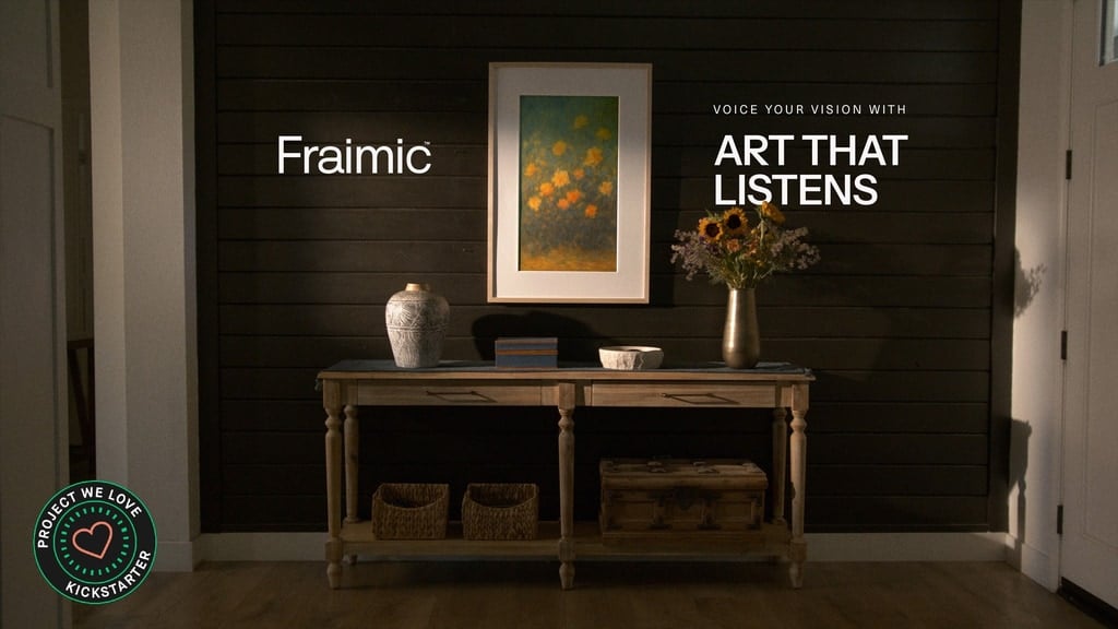 Fraimic: A Smart E Ink Canvas That Turns Your Voice Into Art