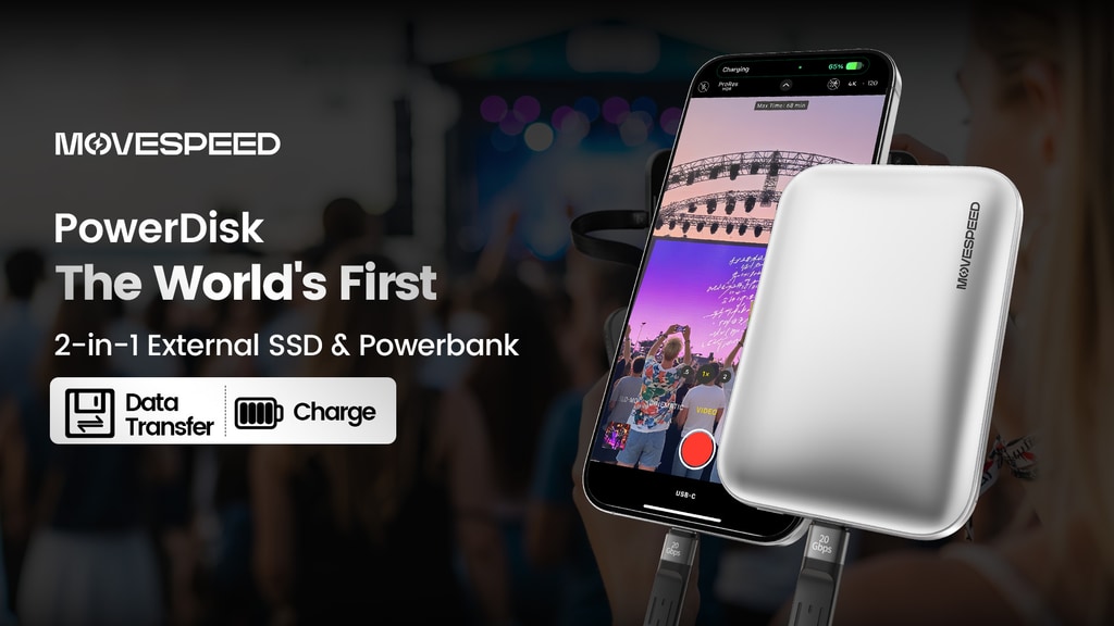 PowerDisk: Store & Charge Simultaneously