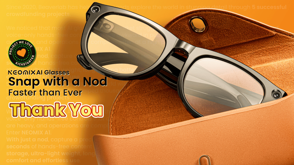 Neomix AI Glasses: Fastest Capture with World's Largest CMOS