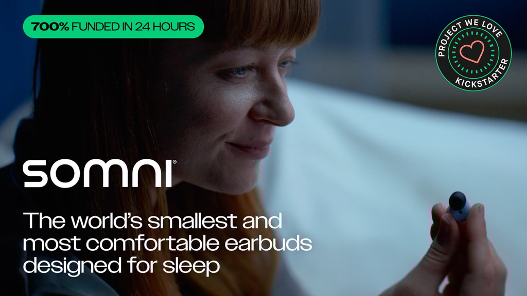 SomniBuds™ - Battery-Free Sleep Earbuds