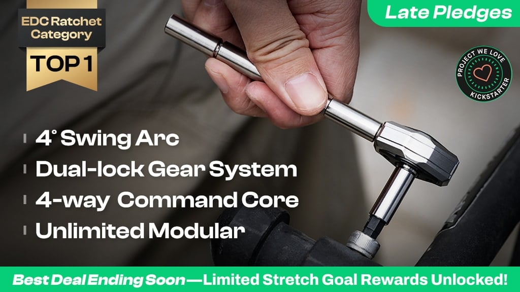 Titaner: The Worlds Tightest-Swing EDC Ratchet System