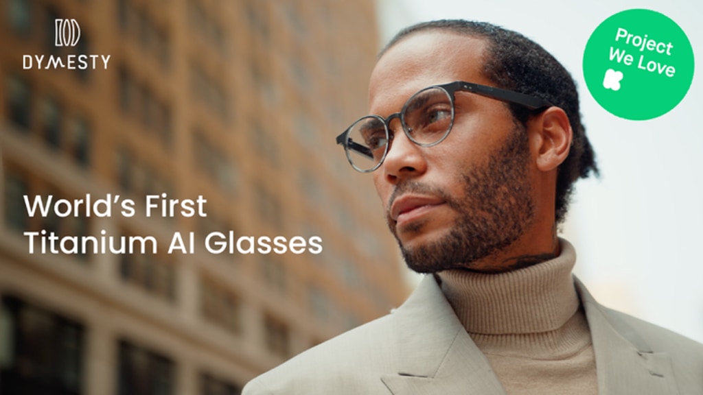 Dymesty AI Glasses: World's First Titanium AI Glasses