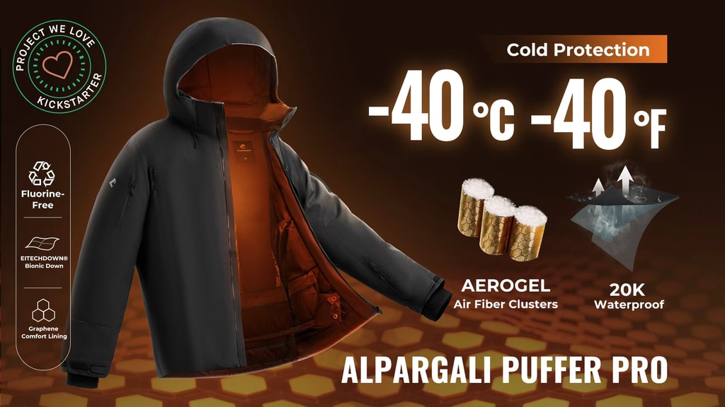 Alpargali Puffer Pro: Aerogel