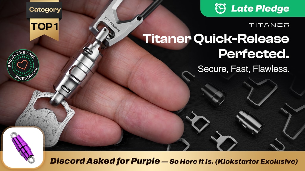 Titaner: The Redefined Quick-Release EDC Carry System