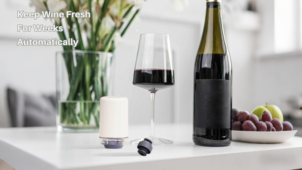 Preservio — Keep Wine Fresh for 5× Longer