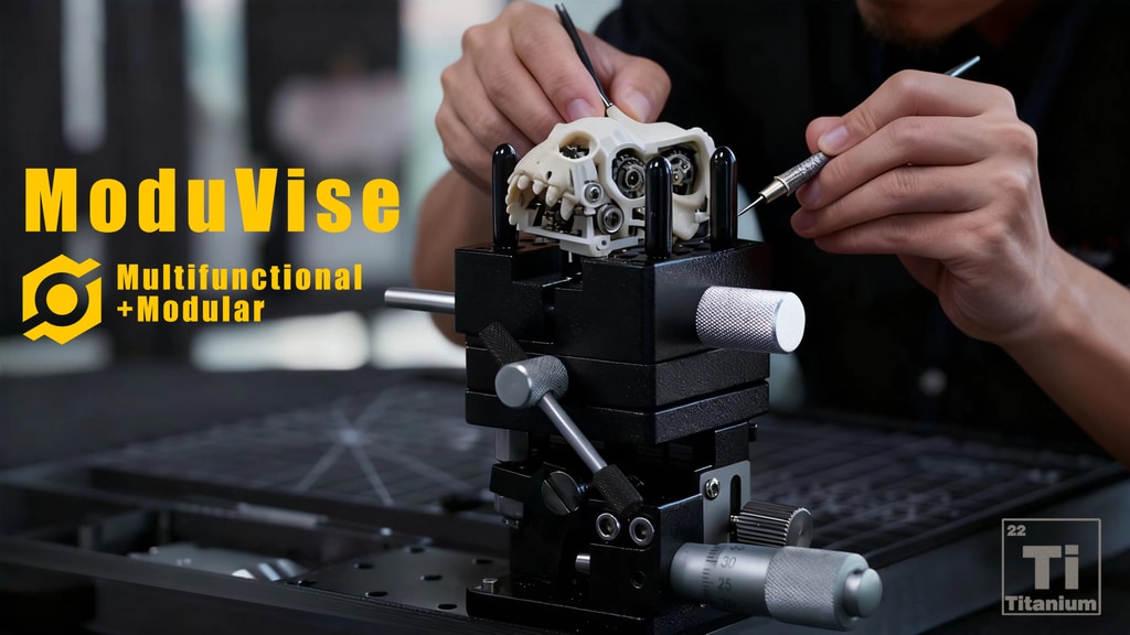 ModuVise :Worlds first modular mini vise system