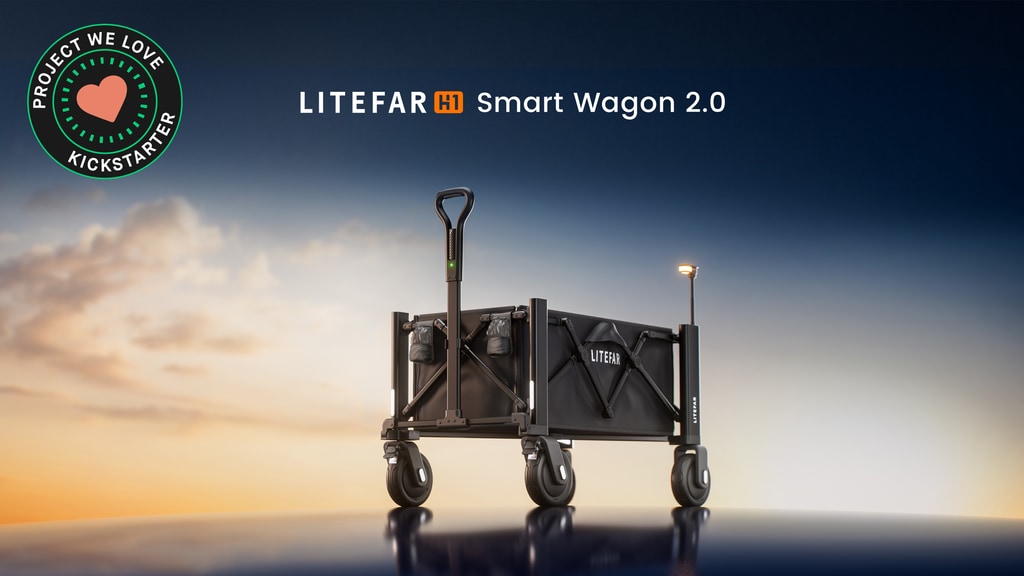 LITEFAR H1 Smart Wagon: Modular Design. Hands-Free Hauling.
