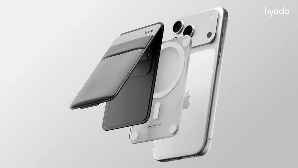 Slimmest EDC 5-in-1 Modular WalletStand for All Smartphones