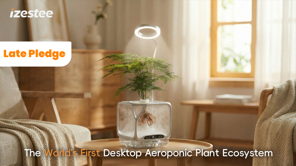 The World’s First Desktop Aeroponic Plant Ecosystem