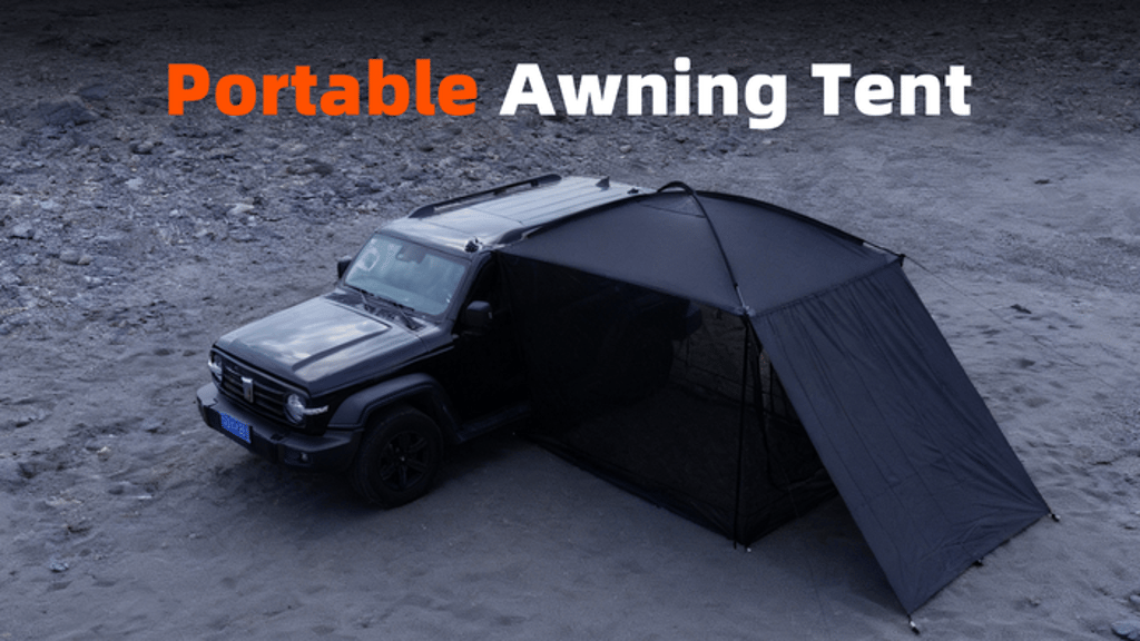 AT200 — The First Portable Awning Tent That Fits Any Vehicle