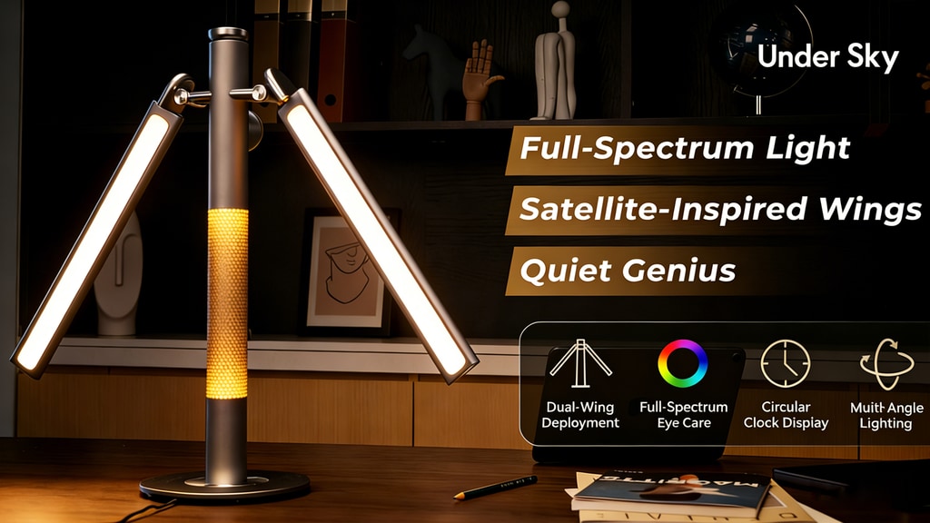 Under Sky — The Satellite-Inspired Lamp for Every Scenario