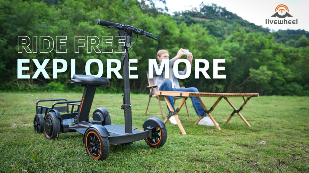 X-Ride: The 4-Wheel Scooter Redefining Urban Mobility!