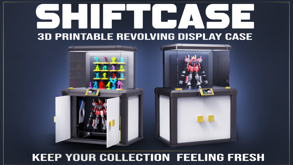 The ShiftCase: 3D-Printable Rotating Display Case