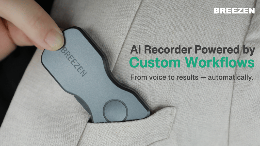 BREEZEN: 1st Recorder that Fuses Voice