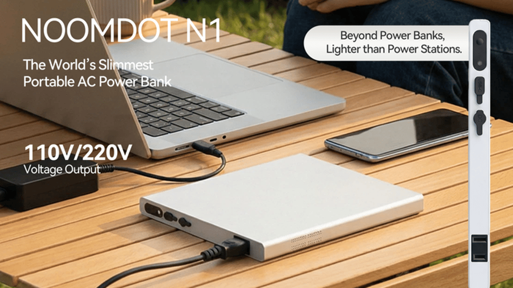 NOOMDOT N1:An AC Wall Outlet You Can Take Anywhere