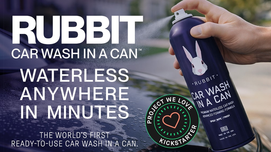 Rubbit’s Car Wash in a Can - Fast & Accessible Car Wash