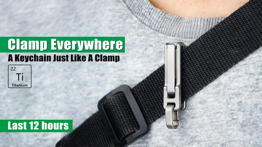 IDEAEDC Bite Clip：A powerful clip keychain