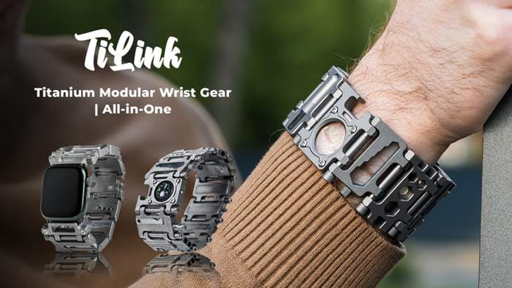 TiLink— 24-in-1 Multifunction Titanium EDC Bracelet
