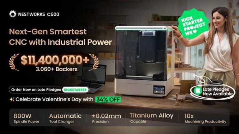 NestWorks C500 - Next-Gen Smartest CNC with Industrial Power