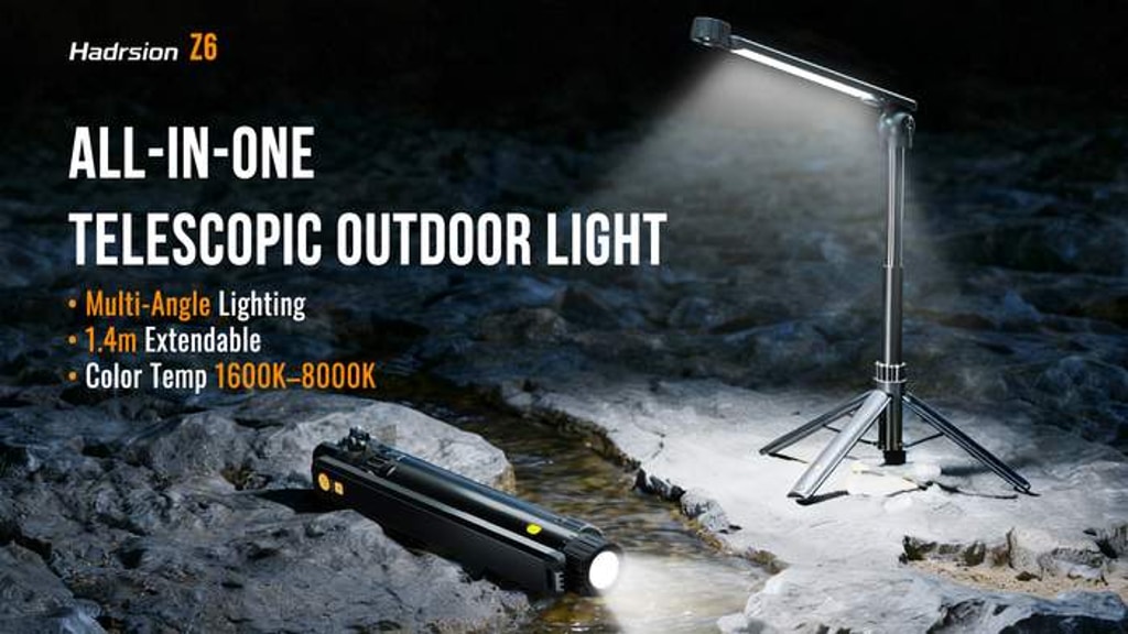 Hadrsion Z6: All-in-1 Outdoor Light for the Wild