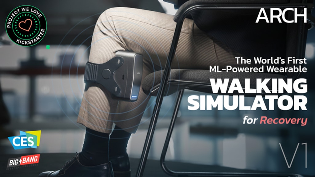 ARCH:The Worlds First ML‑Powered Wearable Walking Simulator