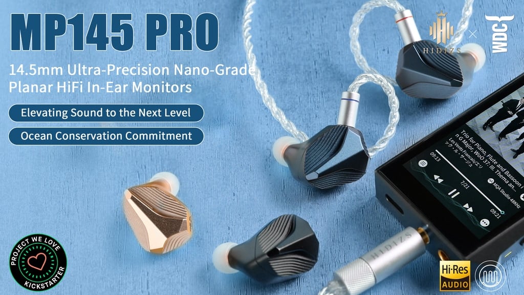 MP145 PRO:Next-Level 14.5mm Large Planar HiFi InEar Monitors